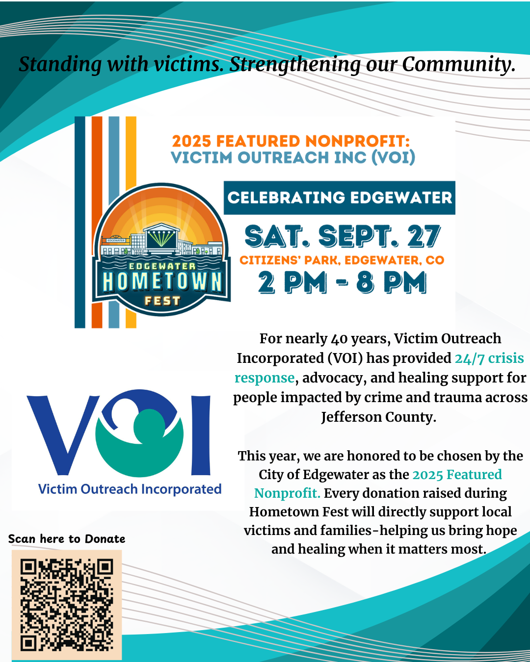 2025 Edgewater Hometown Fest banner